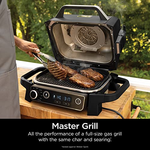 Ninja Woodfire Pro 7-in-1 Grill & Smoker with Thermometer