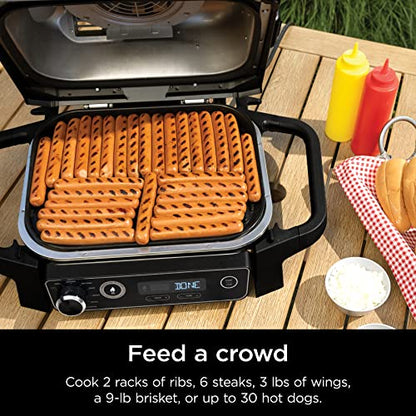 Ninja Woodfire Pro 7-in-1 Grill & Smoker with Thermometer