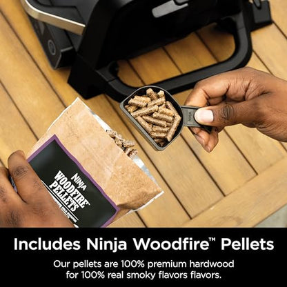 Ninja Woodfire Pro 7-in-1 Grill & Smoker with Thermometer