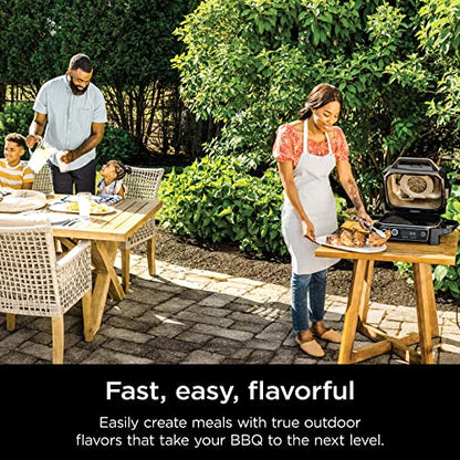 Ninja Woodfire Pro 7-in-1 Grill & Smoker with Thermometer